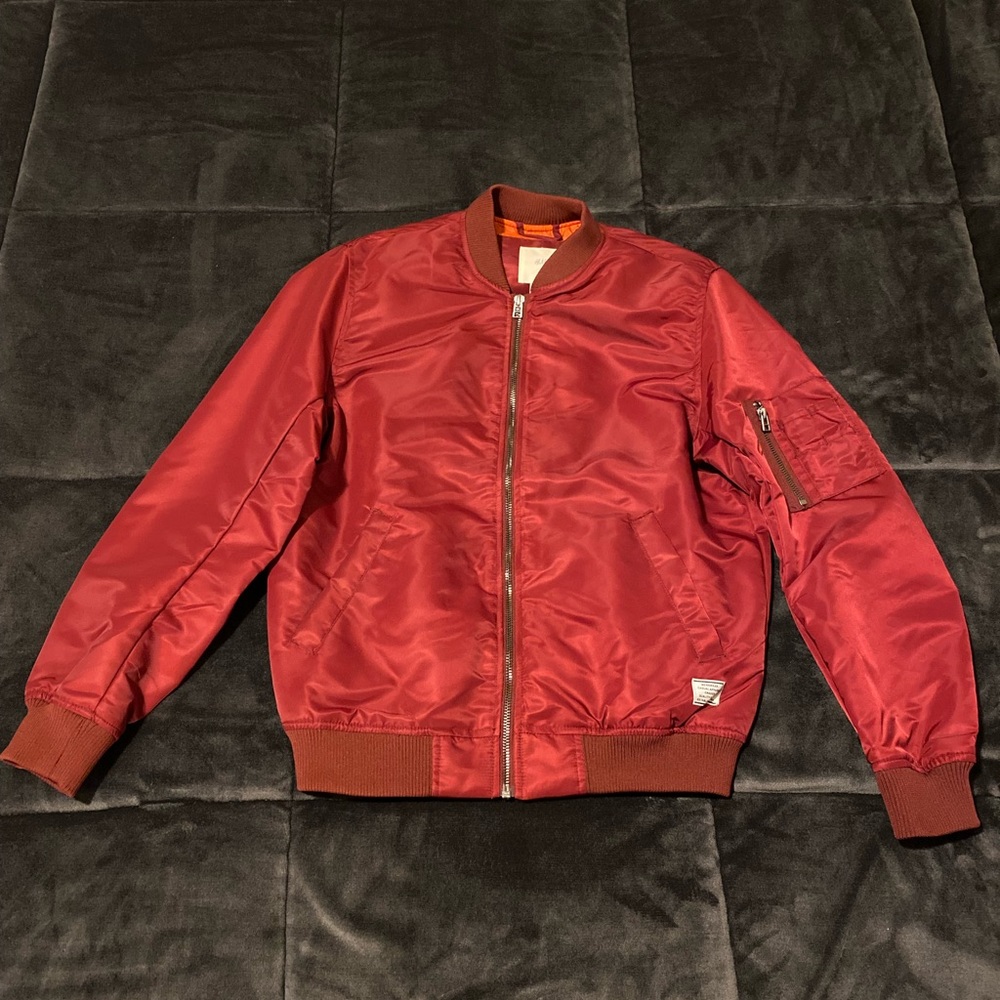 H&M Red Bomber Jacket